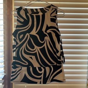 Ann Taylor tiered shell